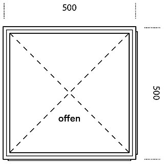 Abmessungen Einschubelement E300 Front