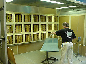 Edrizzi® in use - Spraying furniture