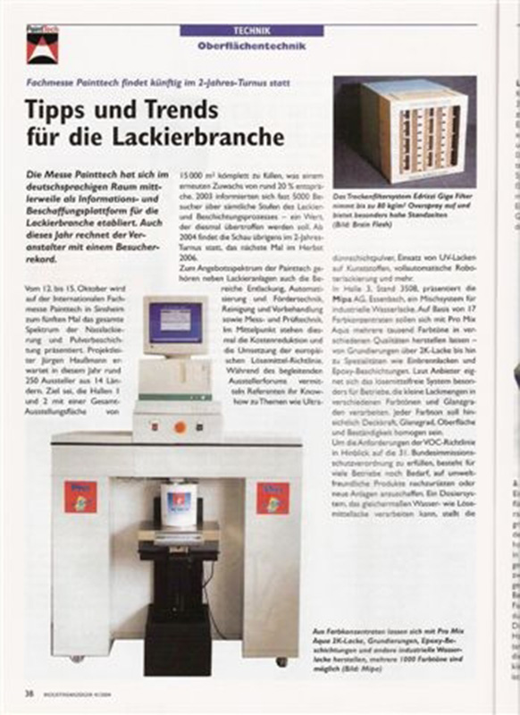 edrizzi® in Industrie 4 2004