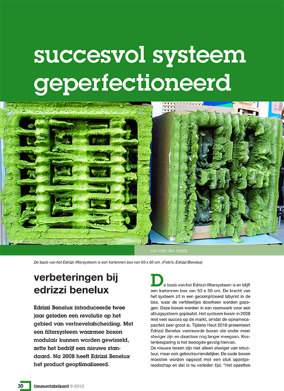 edrizzi® in Timberfabrikant 2010